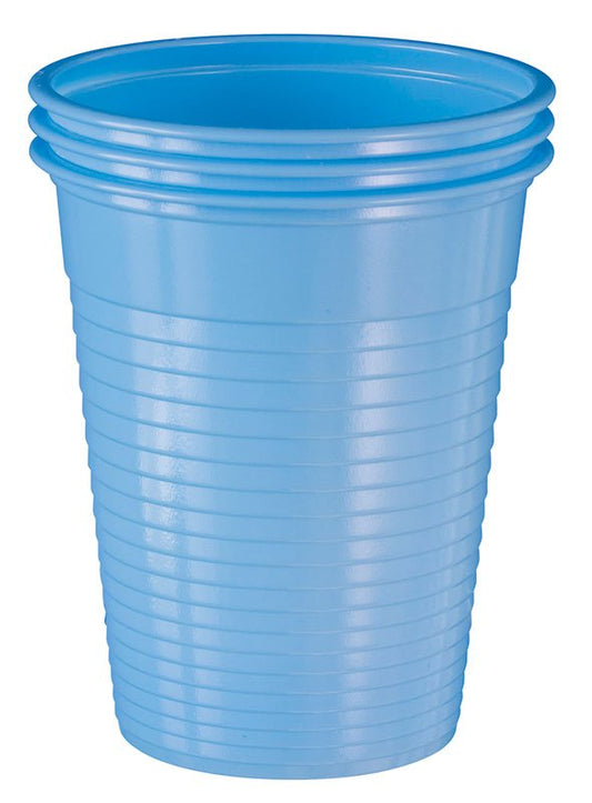 Plastic Cups Squat 180ml Light Blue
