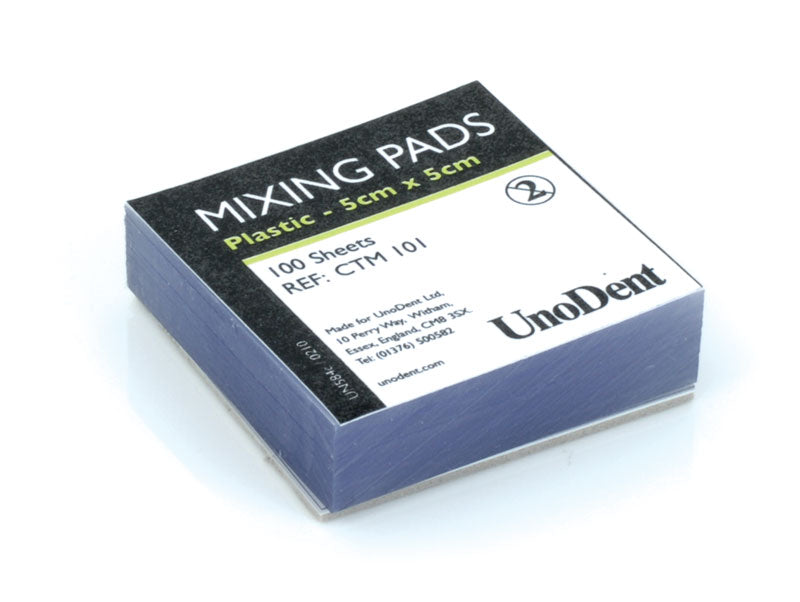 Poly Mixing Pad 5cm x 5cm - 100 sheets per pad