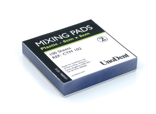 Poly Mixing Pad 8cm x 8cm - 100 sheets per pad