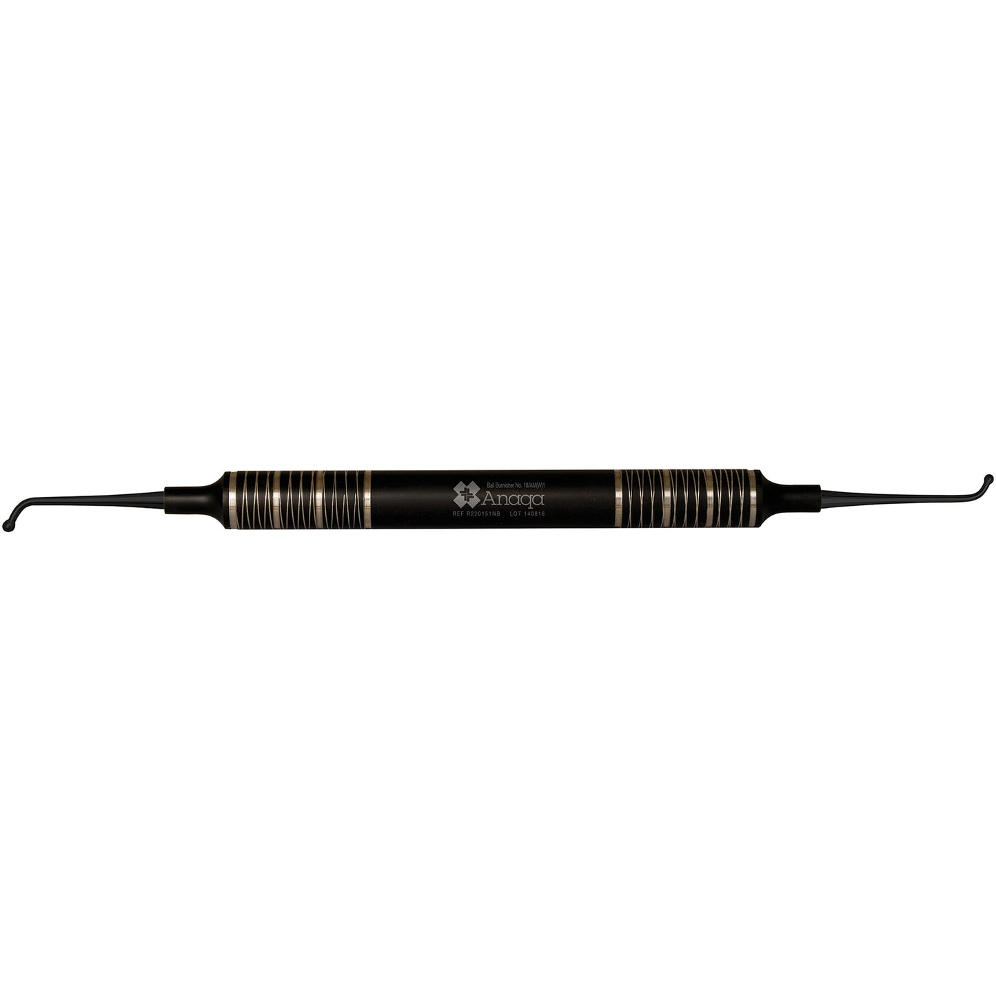 Ball Burnisher No. 18/AM(W)1 (Wallis 18) 9.5mm handle Titanium Coating Black
