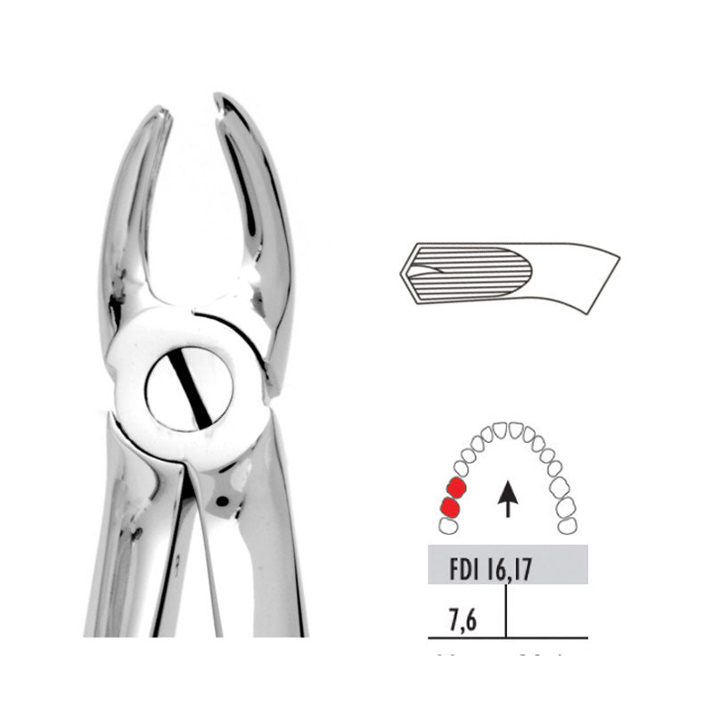 Forceps - Autoclavable 17 Upper Molars Right