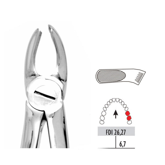 Forceps - Autoclavable 95 Upper Molars Left