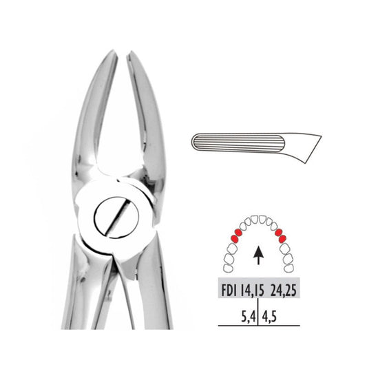 Forceps Premier Range - Autoclavable 7 Upper Roots and Bicuspids