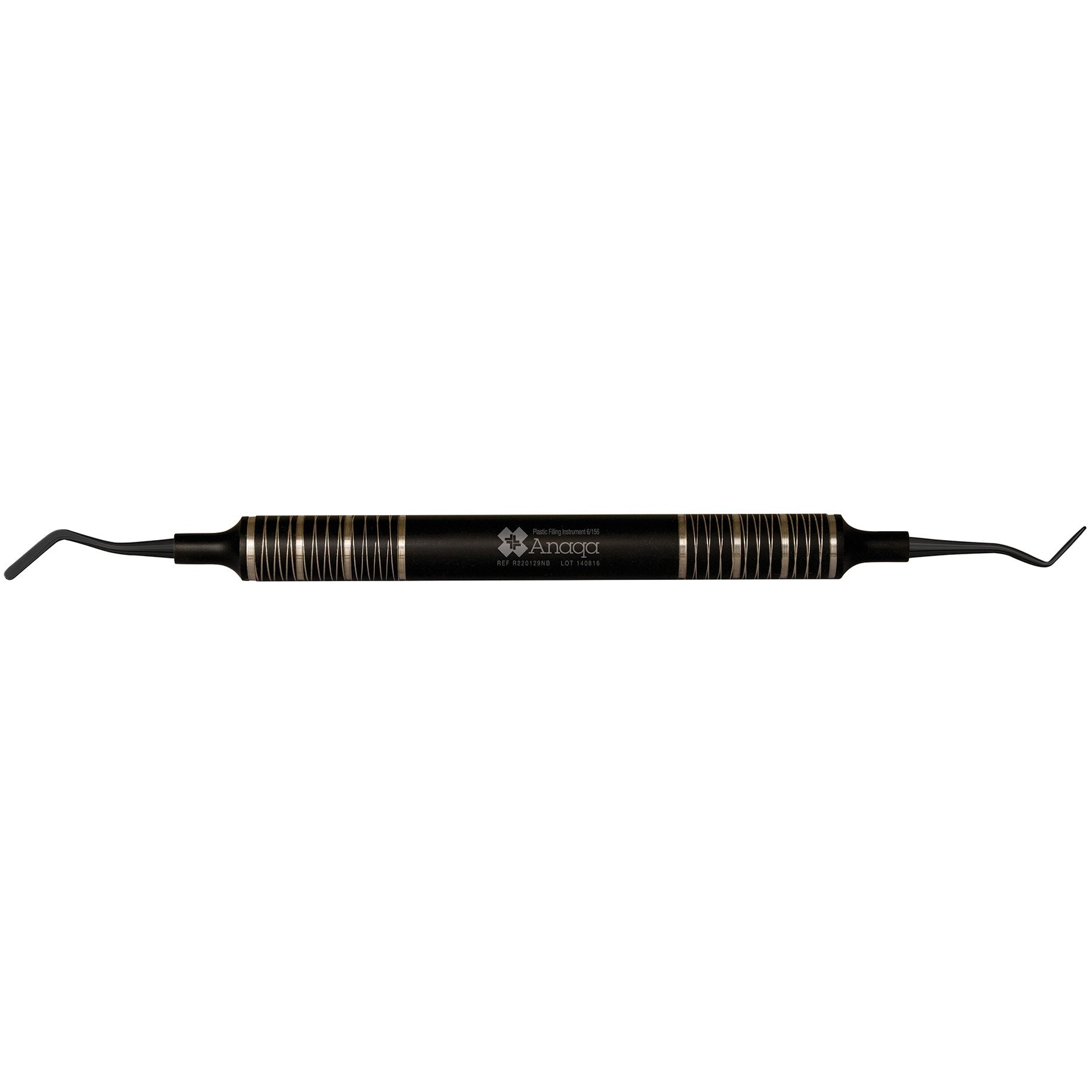 Plastic Filling Instrument No. 6/156 8mm handle Titanium Coating Black