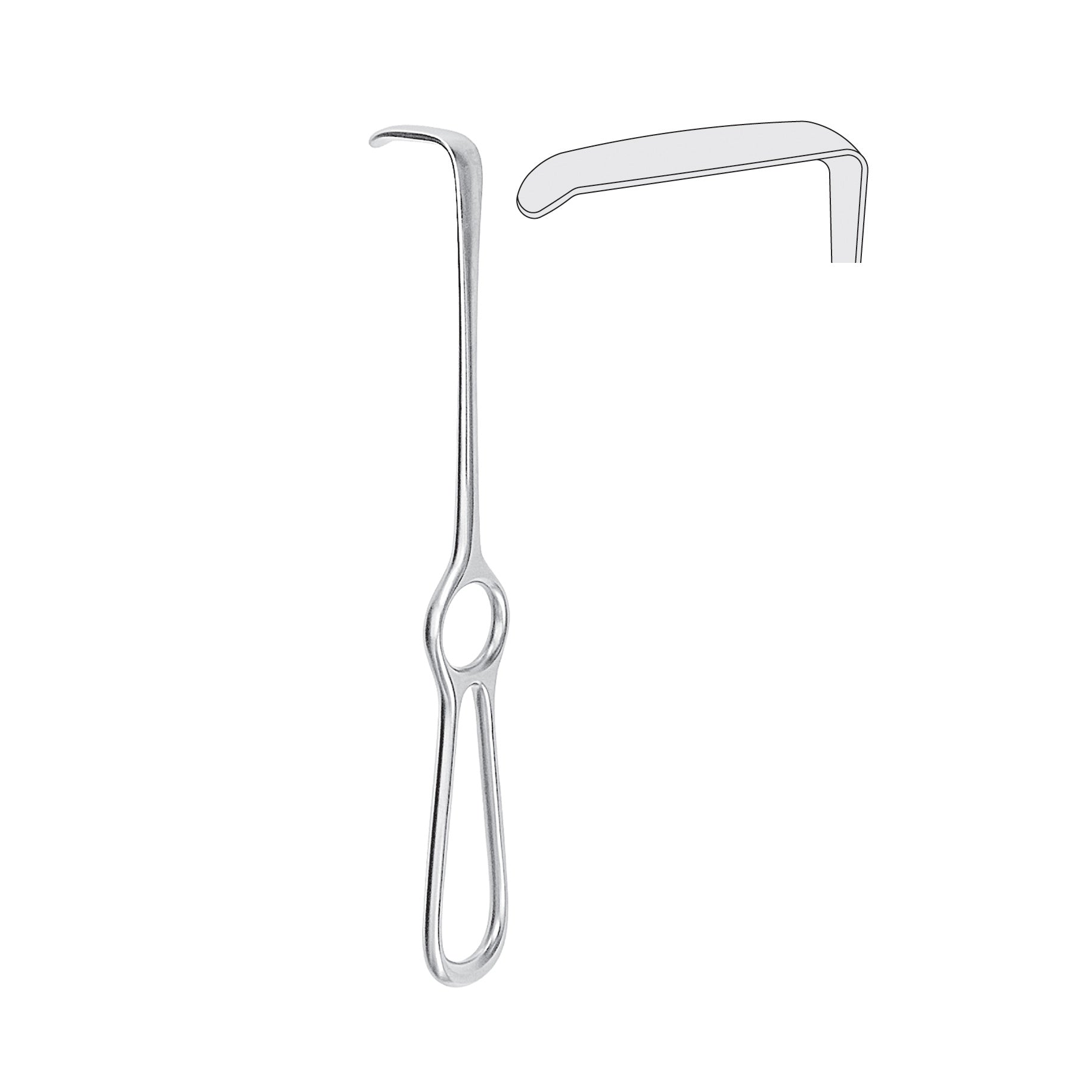 Tissue Retractor Langenbeck 10 x 50mm
