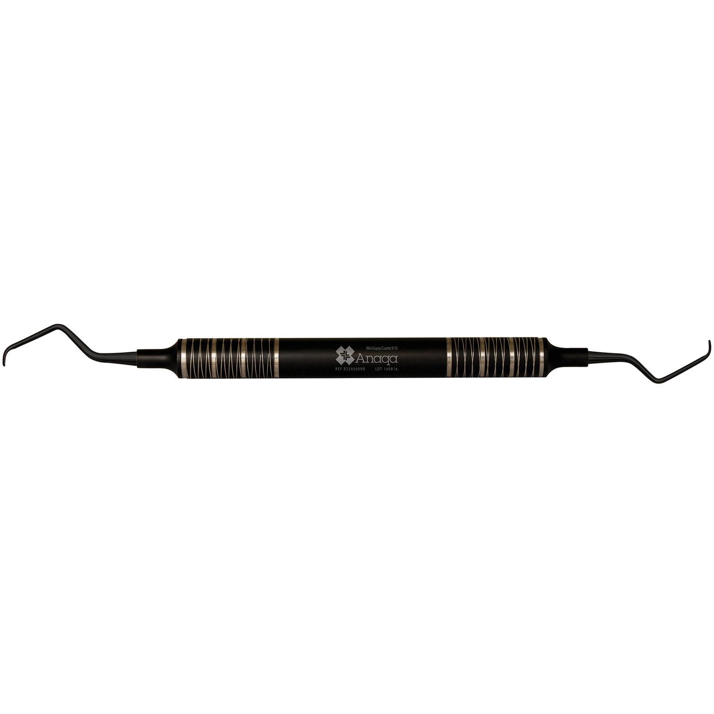 Mini Gracey Curette 9/10 8mm handle Titanium Coating Black