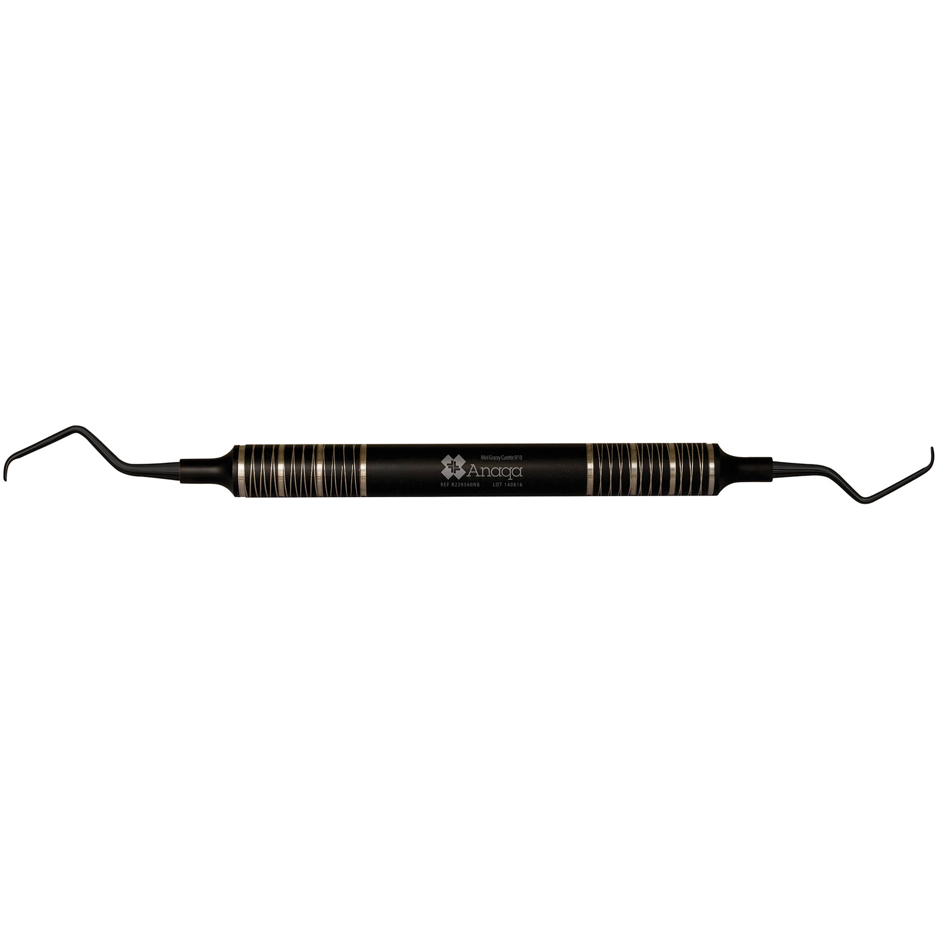 Mini Gracey Curette 9/10 8mm handle Titanium Coating Black