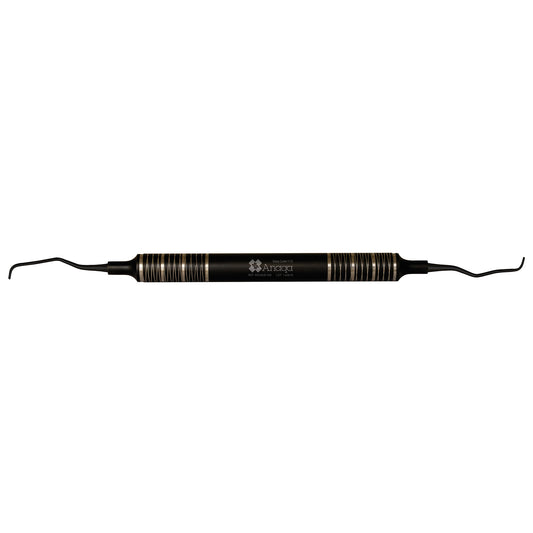 Gracey Curette 11/12 8mm handle Titanium Coating Black