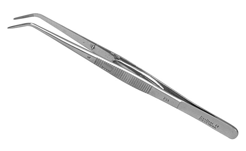 Tweezers - College Type - Angled Locking