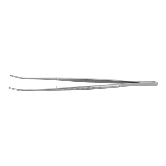 Surgical Tissue Pliers Semken, 1x2 teeth, Curved, 15cm