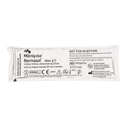 Normasol Sachets - Sterile, Saline, Sodium chloride
