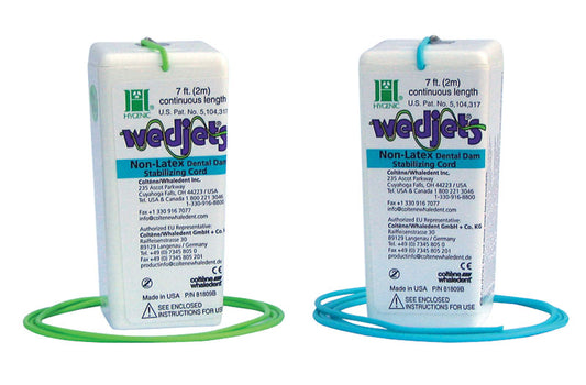 Non-Latex Wedjets Stabilising Cord Small 7ft (2m) - Lime Green
