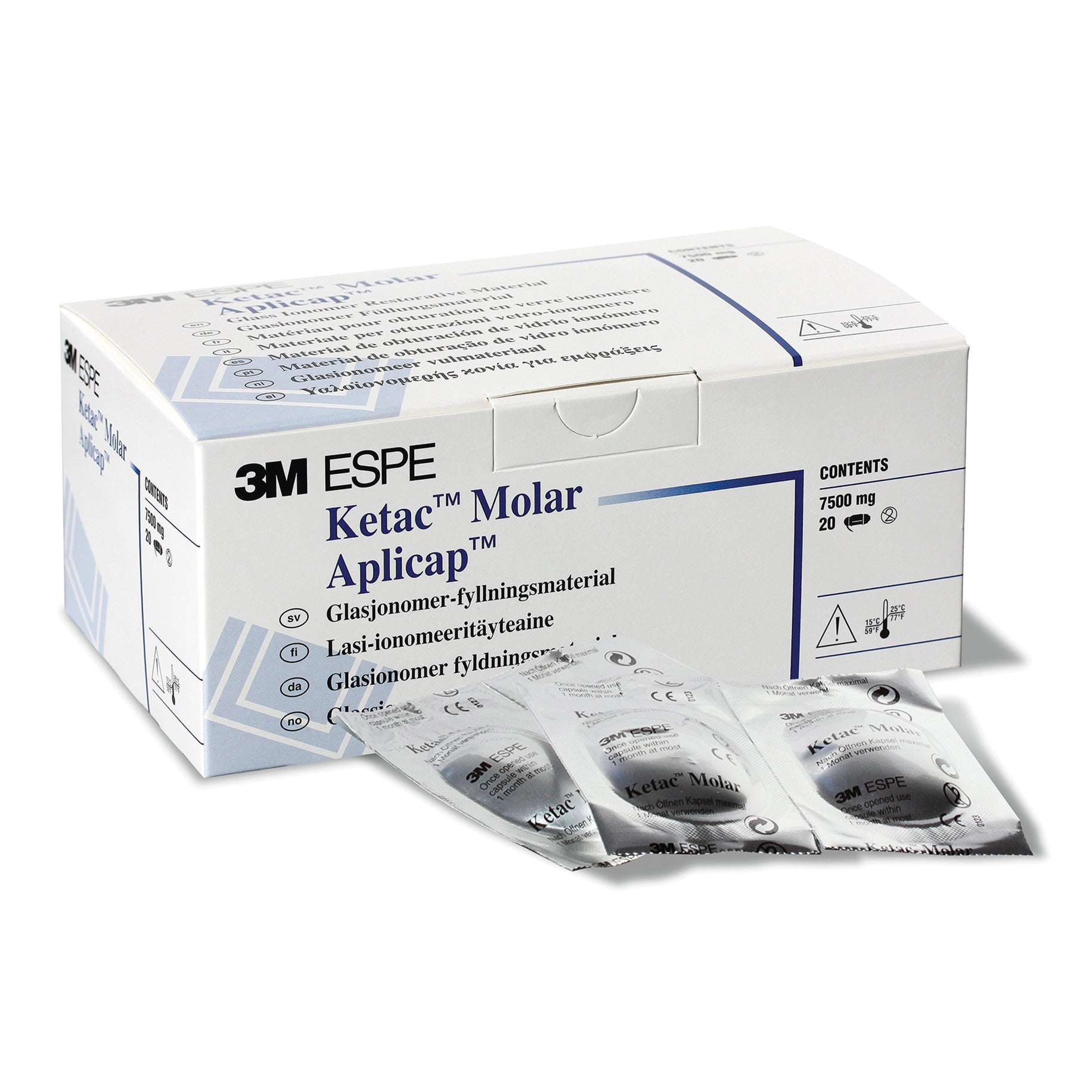 Ketac Molar Glass Ionomer Aplicap Refills Shade A1