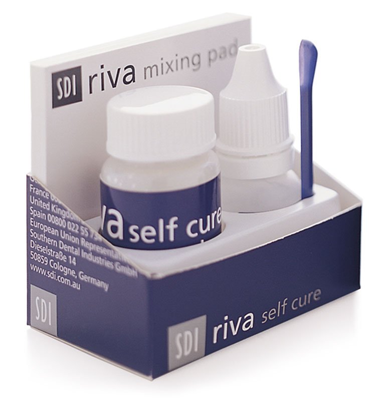 Riva Self Cure Glass Ionomer Powder / Liquid Kits Regular Set A1