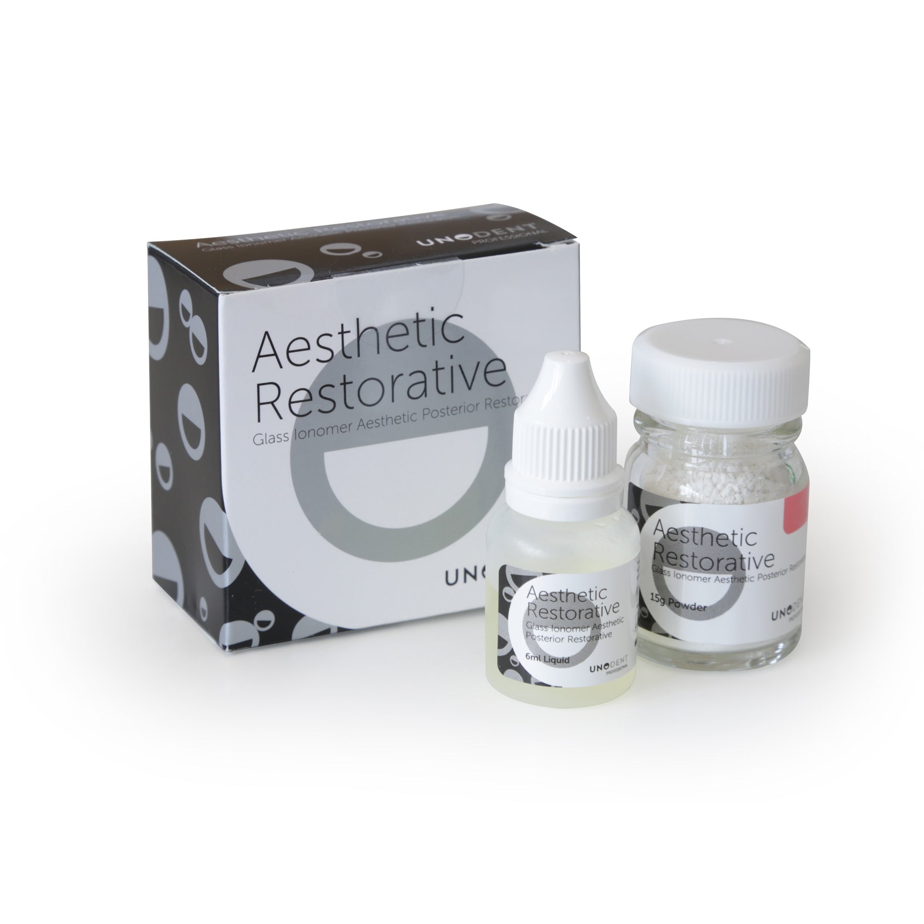 Aesthetic Restorative Glass Ionomer Powder/Liquid Kit (A3)