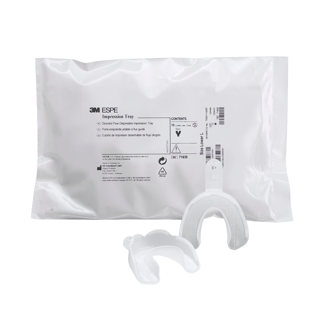 3M Disposable Impression Tray Lower Jaw Size Small