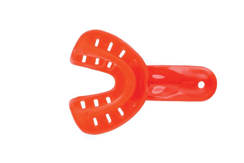 Orthodontic Impression Trays Size 1 Lower Red Child/Peado
