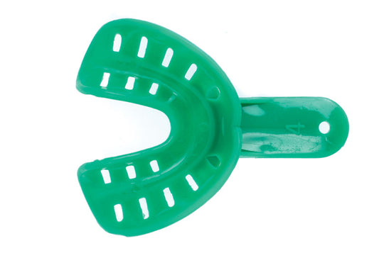 Orthodontic Impression Trays Size 4  Lower Green Medium