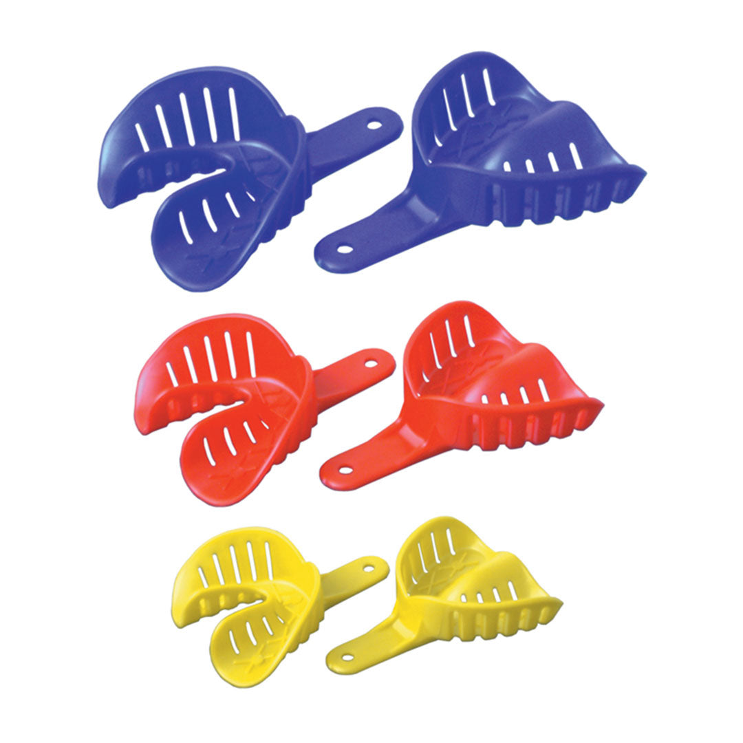 Orthodontic Impression Trays Bulk Size 2 Medium Lower Red