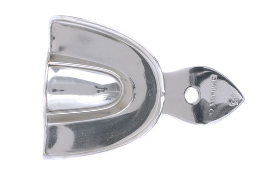 Stainless Steel Impression Trays Plain Upper No.3