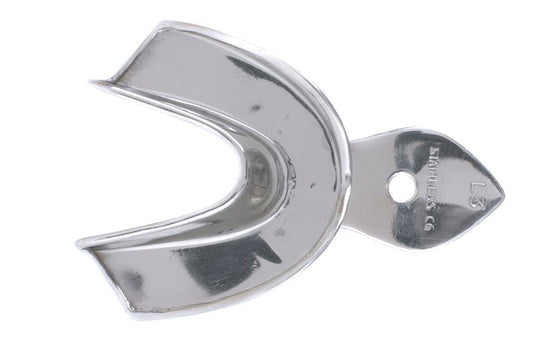 Stainless Steel Impression Trays Plain Lower No.3