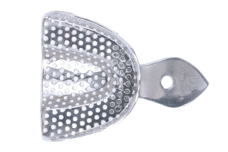 Stainless Steel Impression Trays Perforated Upper No.3