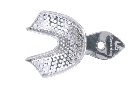 Stainless Steel Impression Trays Perforated Lower No.5
