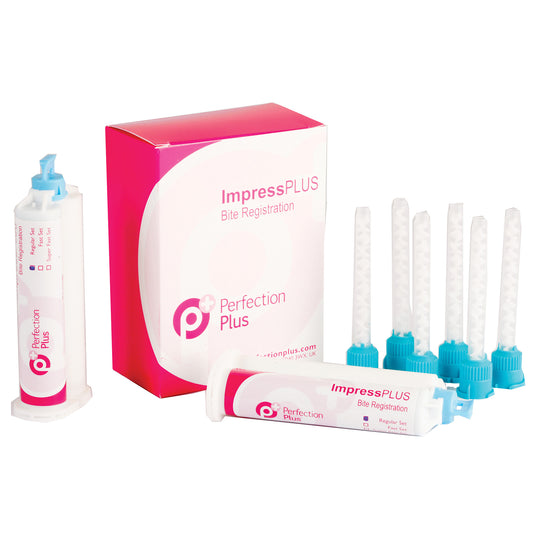 ImpressPLUS Bite Registration Fast Set (Light Blue)