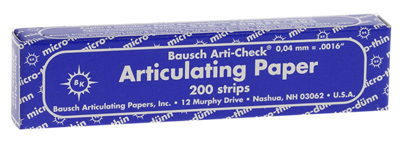 Articulating Paper Blue/Blue BK 09 ‚Äì Extra Thin 40¬µ