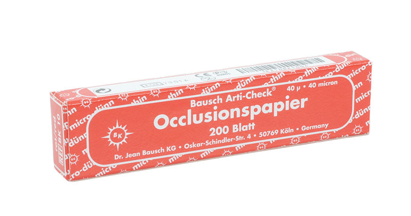 Articulating Paper Red/Red BK 10 ‚Äì Extra Thin 40¬µ