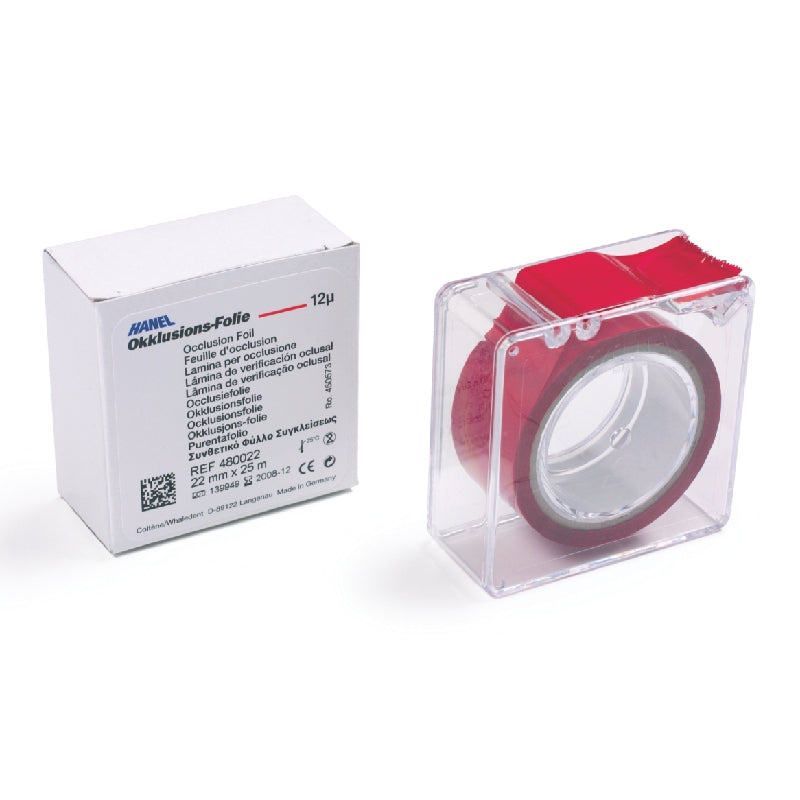 Occlusion Foil 12 mŒº double-sided - 22 mm Green