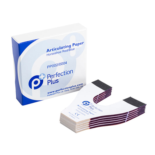 Articulating Paper Horseshoe Red/Blue 71 microns