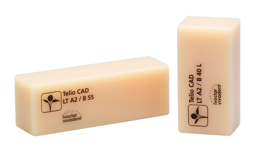Telio CAD CEREC/inLab Size B40L (Translucency: LT) A3