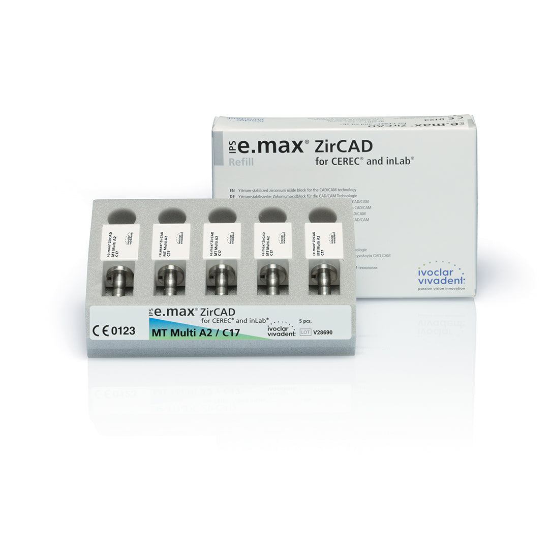 IPS e.max ZirCAD CEREC/inLab Size C17 MT Multi A2