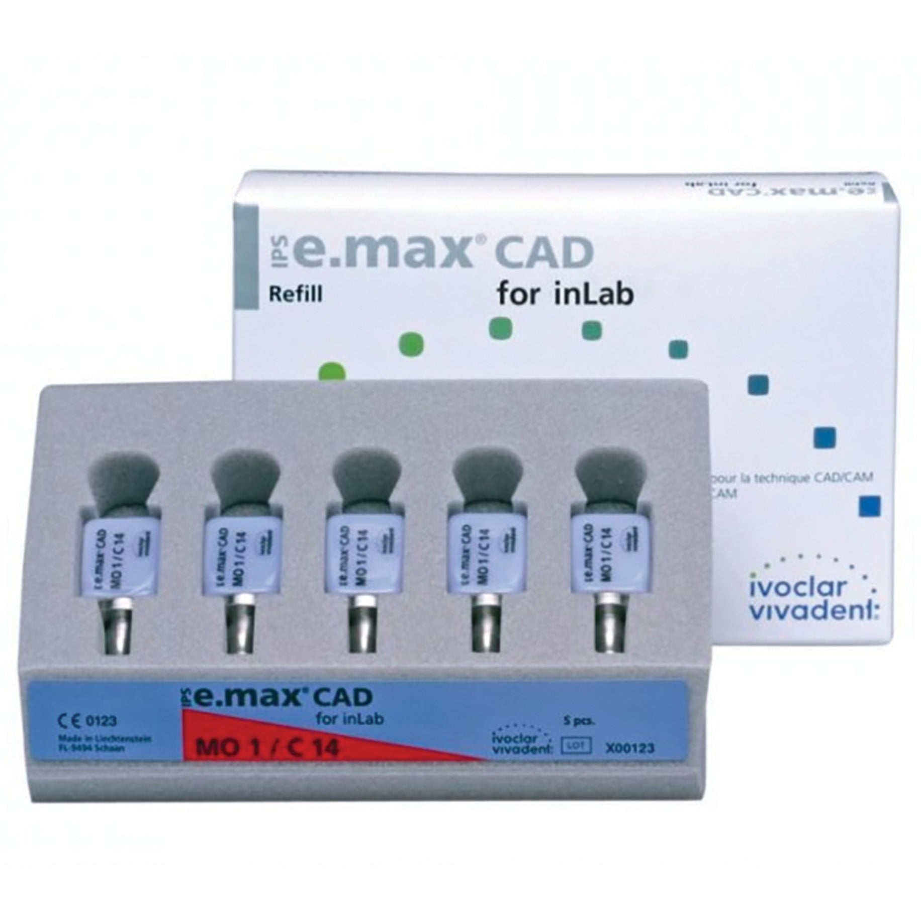IPS e.max CAD for inLab Size C14 MO 1