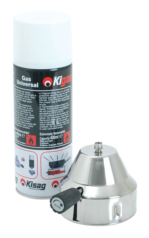 Kisag Bunsen Burner Stainless Steel