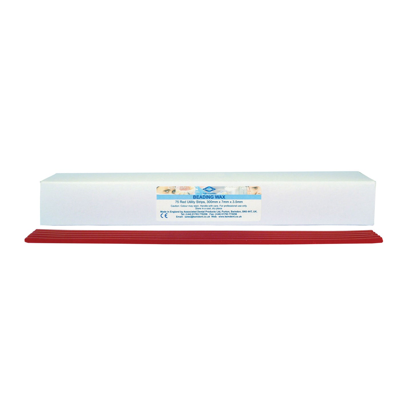Beading Wax Strips Red