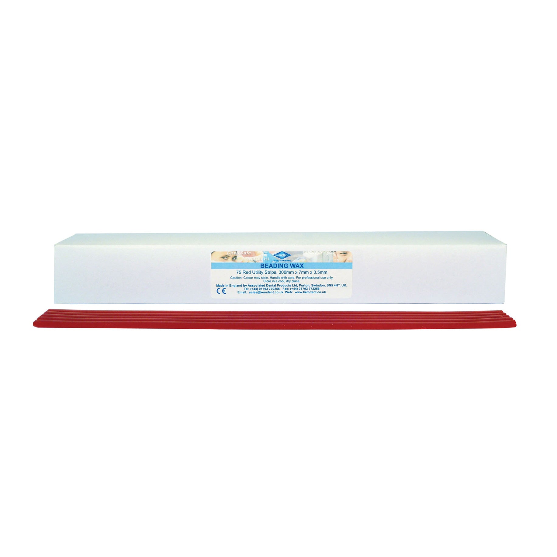 Beading Wax Strips Red