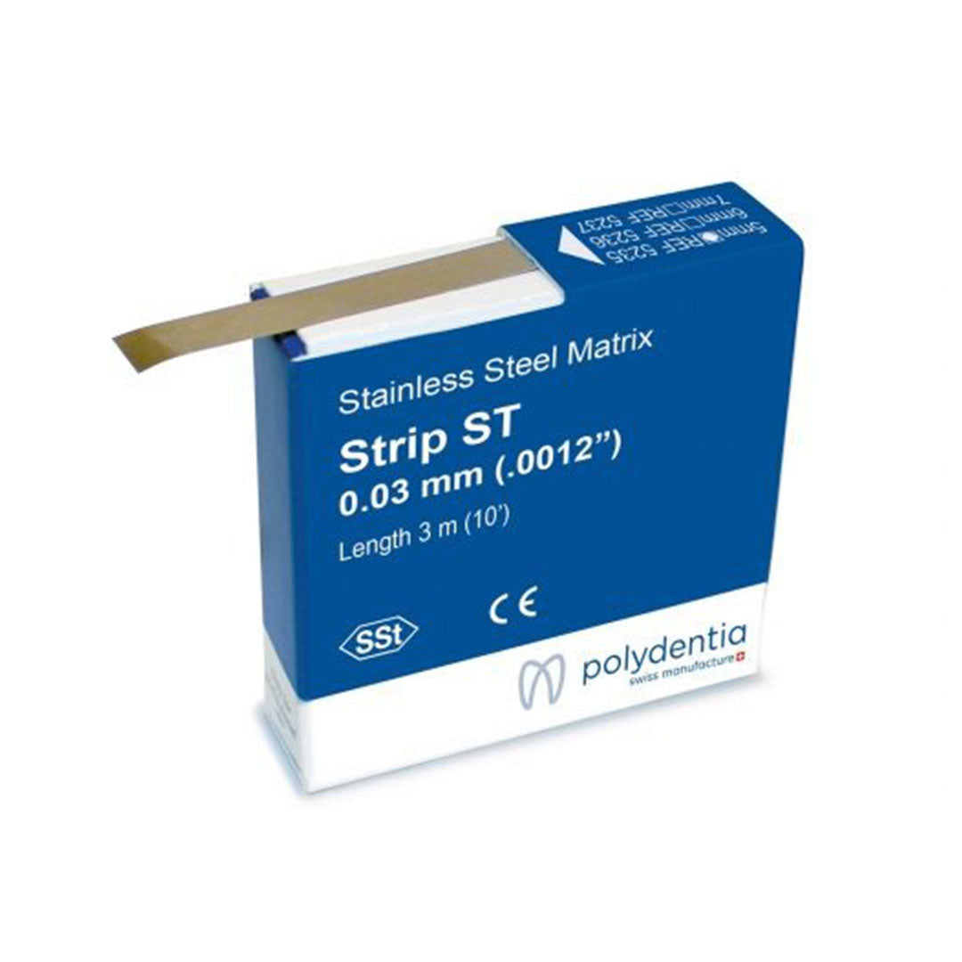 ST Matrix Strip - Stainless Steel Matrix Band 3 Metres (0.03mm/7mm)