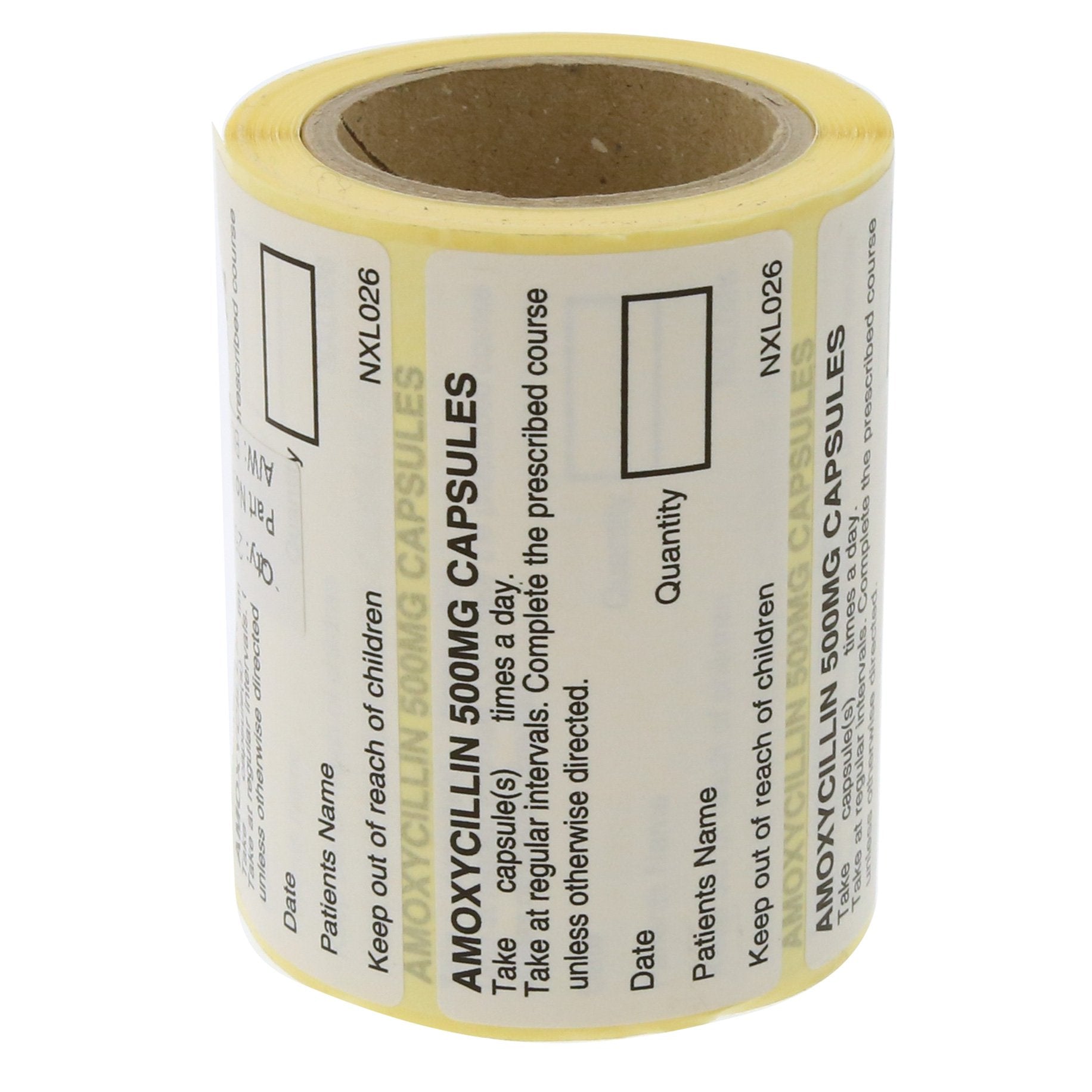 Labels Amoxycillin 500mg Capsules