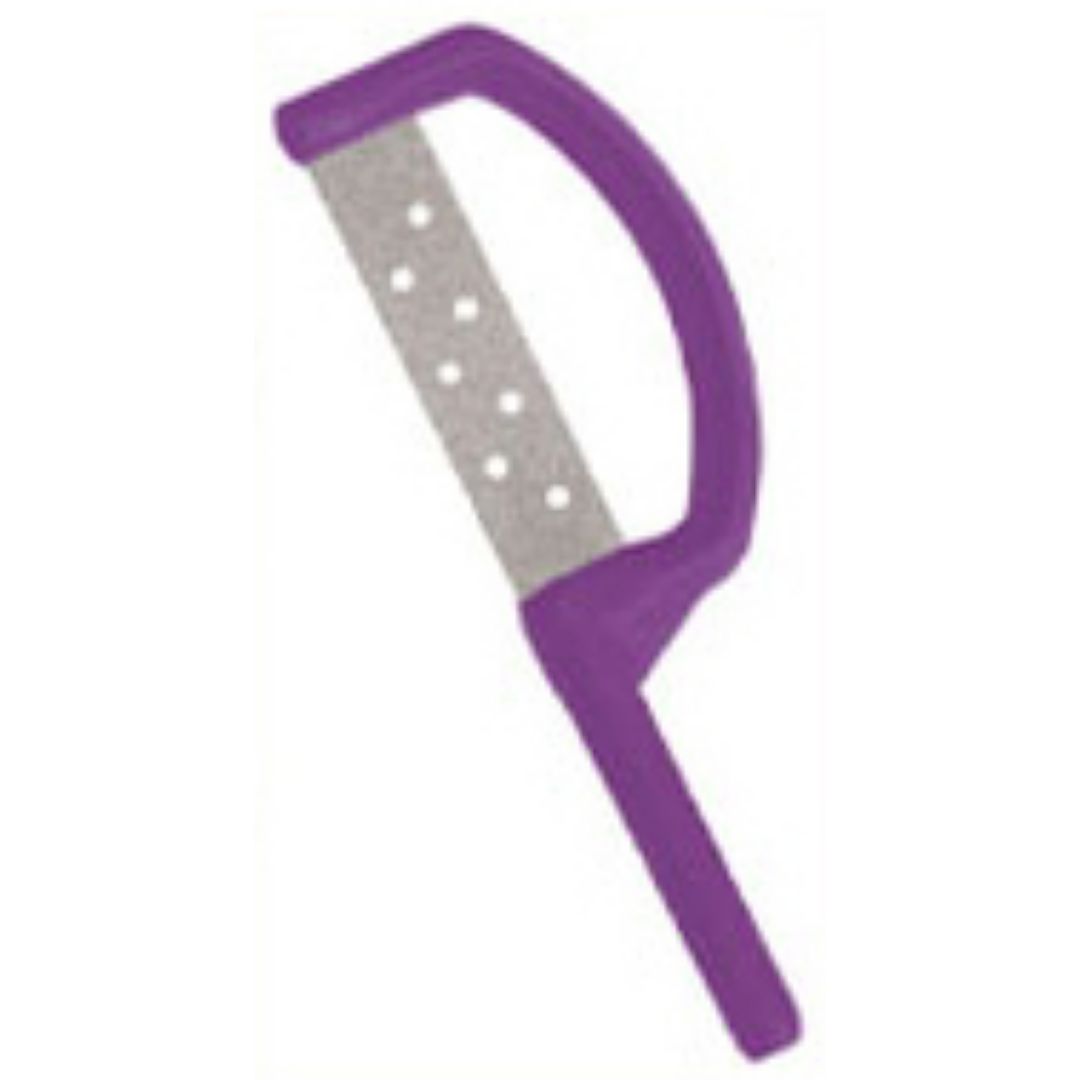 SpaceFile D/Sided Purple Finishing .110mm Pk 8