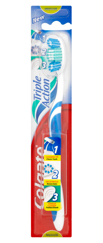 Triple Action Toothbrush Medium