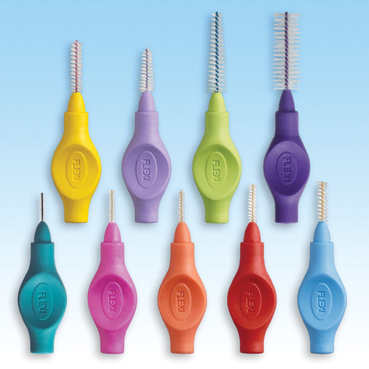 Flexi Interdental Brush Value Packs Violet - Medium