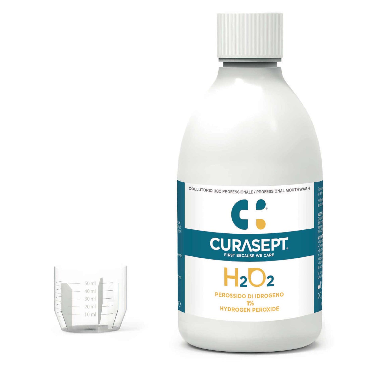 Curasept Hydrogen Peroxide Mouthwash H2O2 1%