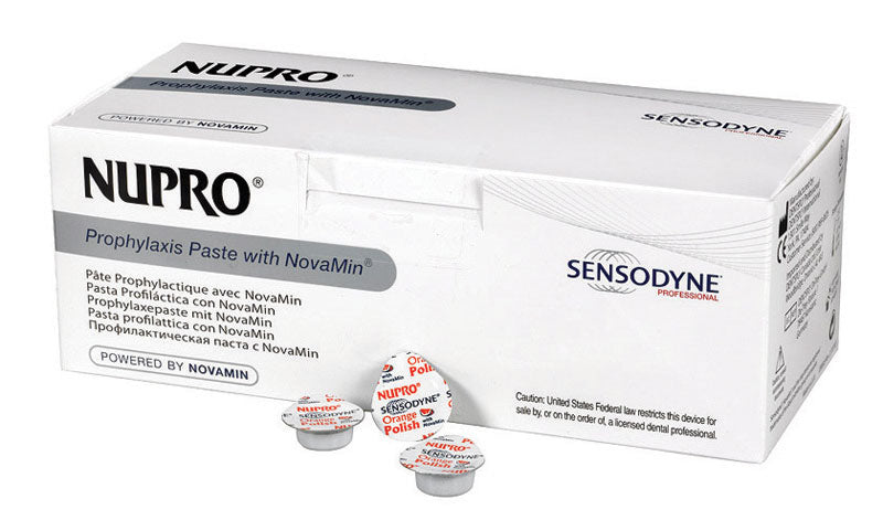 NUPRO Sensodyne Paste Cups Polish - Orange