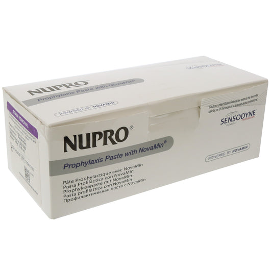 NUPRO Sensodyne Paste Cups Stain Removal - Orange with fluoride