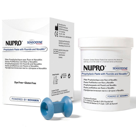 NUPRO Sensodyne Jars Polish - Spearmint with fluoride