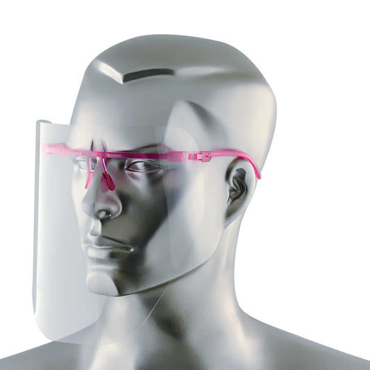 Visors Frame + 12 Face Shields - Purple Frame