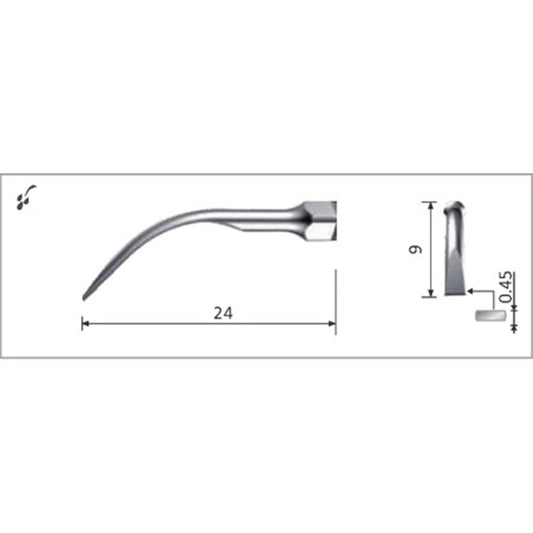 Scaling Tips Satelec Scaling Tip 6