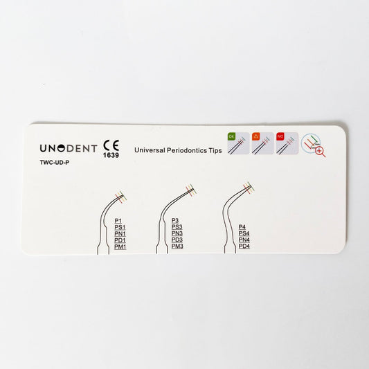 UnoDent Tip Wear Card Universal Periodontics Tips